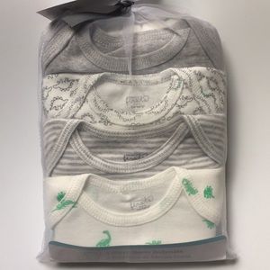 4 pack short sleeve onesies